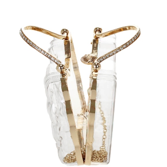 Bow Shape Clear Acrylic Clutch - Picture 3 of 3